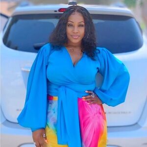 Vibrant Blue Women's Blouse